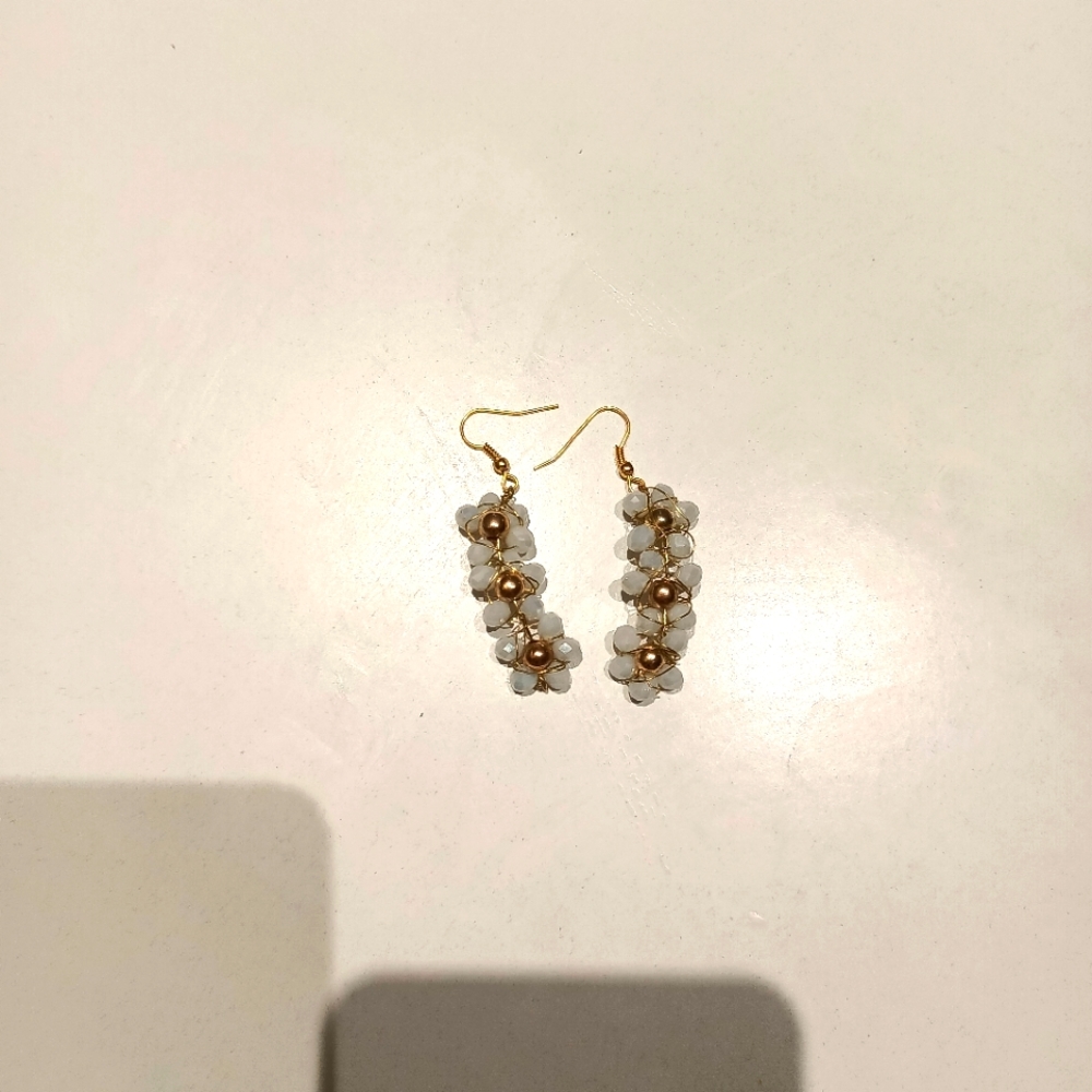 Earrings gold flowers 🌺